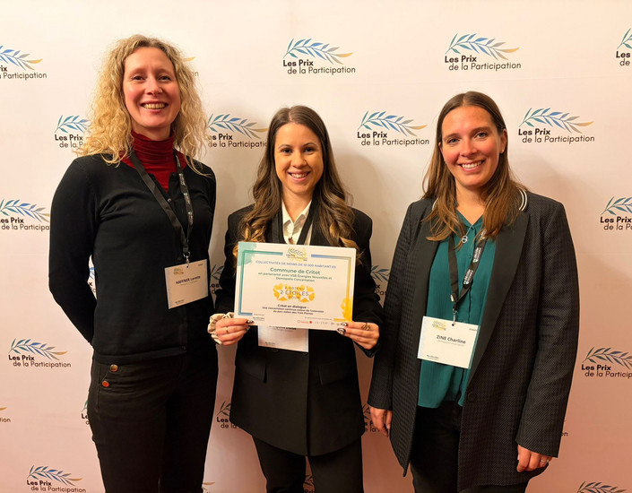 VSB lauréat du prix de la participation Décider Ensemble 2025