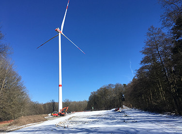 VSB nimmt den Windpark Homberg bei Alsfeld in Hessen in Betrieb