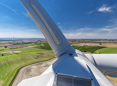 Der VSB-Windpark Taczalin liefert grüne Energie für das polnische Motorenwerk in Jawor.